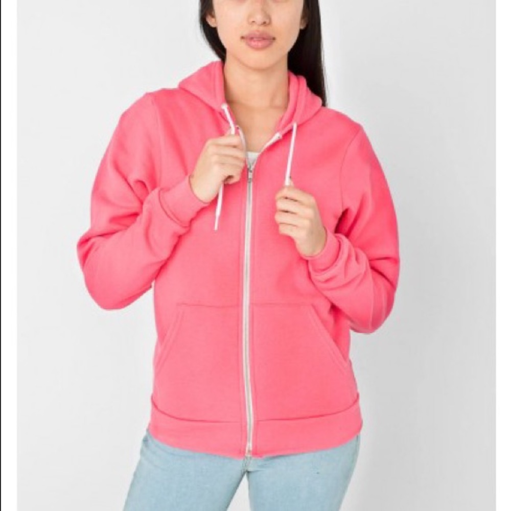 American apparel fleece hoodie